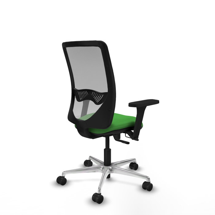 PIQUERAS Y CRESPO Silla de oficina Zulema con mecanismo Sincro/Traslack, Tela Verde y Malla Gris PIQUERAS Y CRESPO Silla de oficina Zulema con mecanismo Sincro/Traslack, Tela Verde y Malla Gris