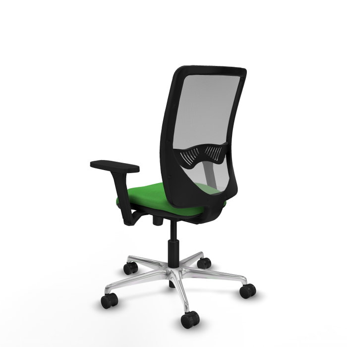PIQUERAS Y CRESPO Silla de oficina Zulema con mecanismo Sincro/Traslack, Tela Verde y Malla Gris PIQUERAS Y CRESPO Silla de oficina Zulema con mecanismo Sincro/Traslack, Tela Verde y Malla Gris