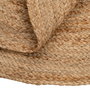 Alfombra Natural Yute Decoración 100 X 100 cm