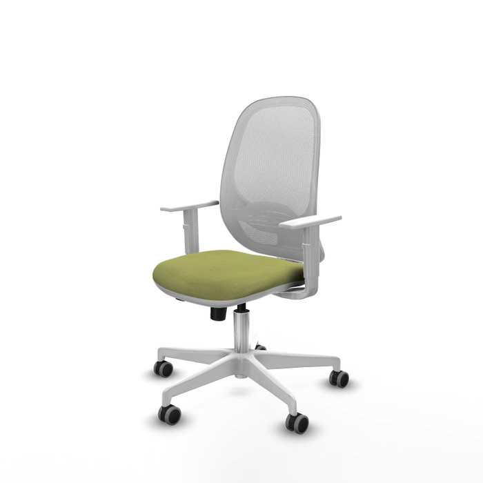 PIQUERAS Y CRESPO Silla de oficina Cilanco Verde oliva y Blanco PIQUERAS Y CRESPO Silla de oficina Cilanco Verde oliva y Blanco