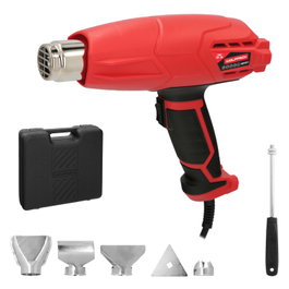 WOLFPACK LINEA PROFESIONAL Pistola de Aire Caliente 2000W con Accesorios