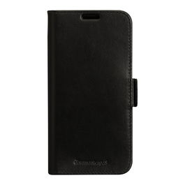 dbramante1928 Funda cartera para Samsung Galaxy A54, Negro, cuero genarbtes, cierre magnético, soporte, bolsillos para tarjetas, protección contra impactos y RFID