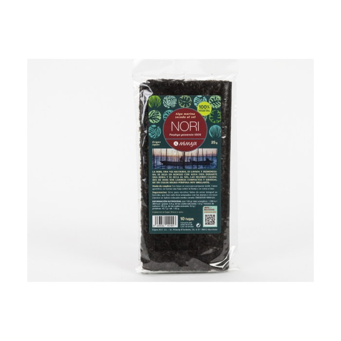 MIMASA Alga Nori origen Japón 25 g