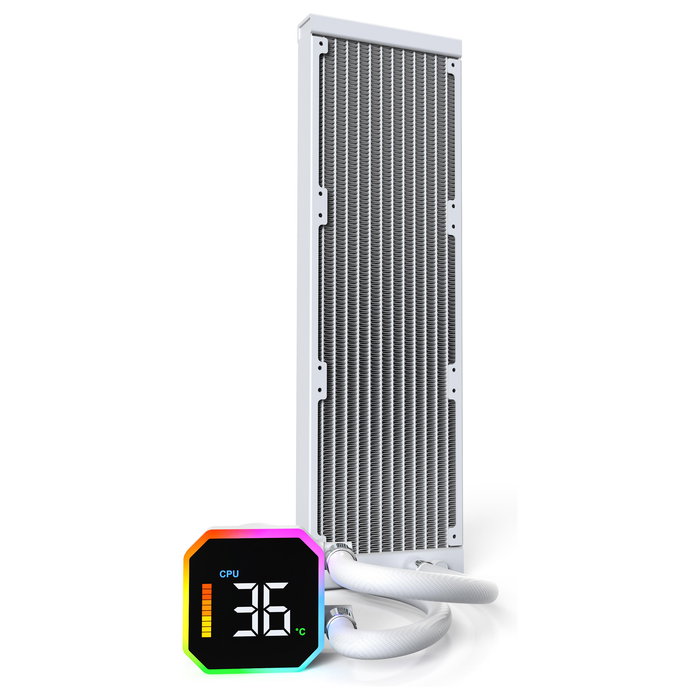 Montech HyperFlow Digital 360 Refrigeración Líquida Todo en Uno 12 cm Blanco