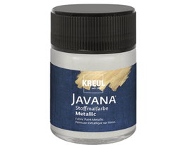 Kreul Pintura para textil efecto metálico plata 50ml