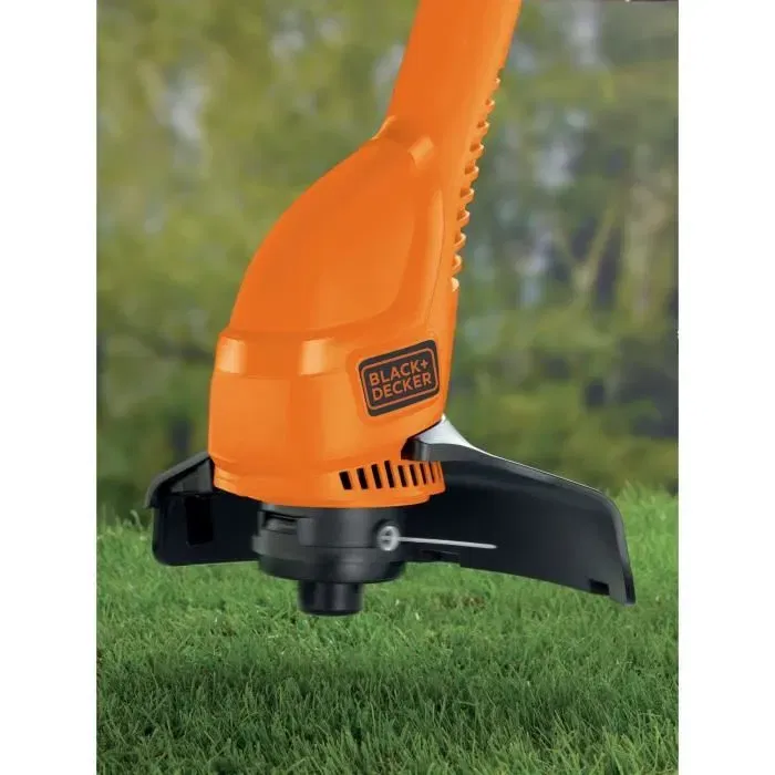 Black+Decker Recortadora de Césped Eléctrica con Cable GL360SB-QS - 350 W - 25 cm