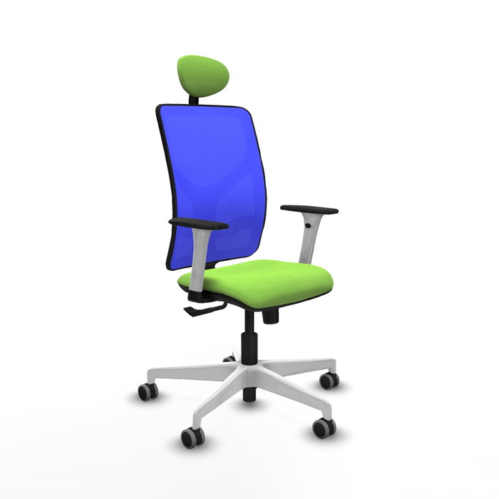 PIQUERAS Y CRESPO Silla de oficina Motilla con mecanismo Sincro, color Pistacho y Azul PIQUERAS Y CRESPO Silla de oficina Motilla con mecanismo Sincro, color Pistacho y Azul