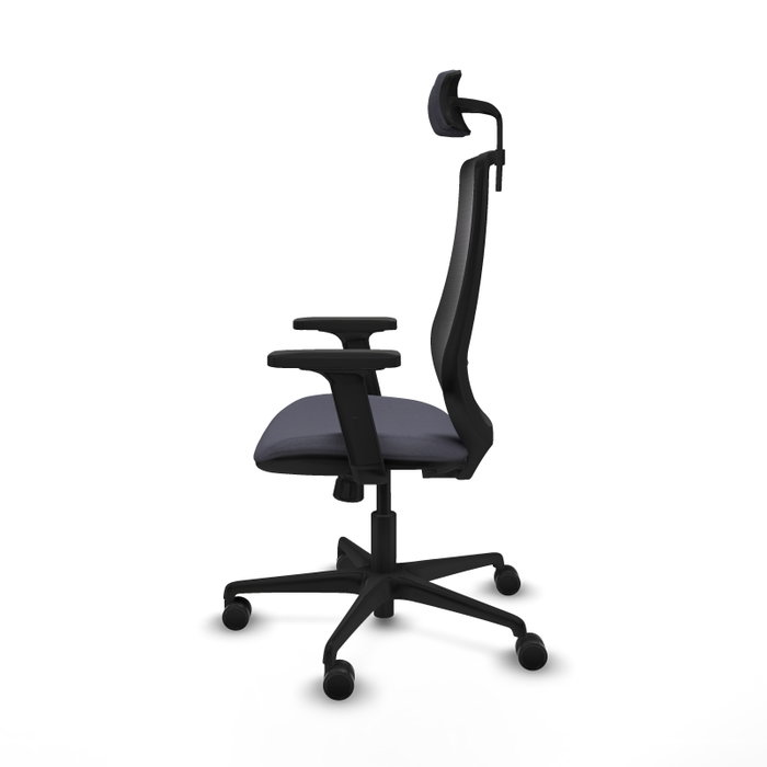 PIQUERAS Y CRESPO Silla de oficina Mardos con mecanismo Sincro, Gris oscuro y Negro PIQUERAS Y CRESPO Silla de oficina Mardos con mecanismo Sincro, Gris oscuro y Negro