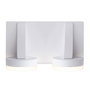 Ava Aplique LED Pared 10W 850Lm 4200K 40.000h Blanco IP25 [HO-WL-101-2x5W-W-W]
