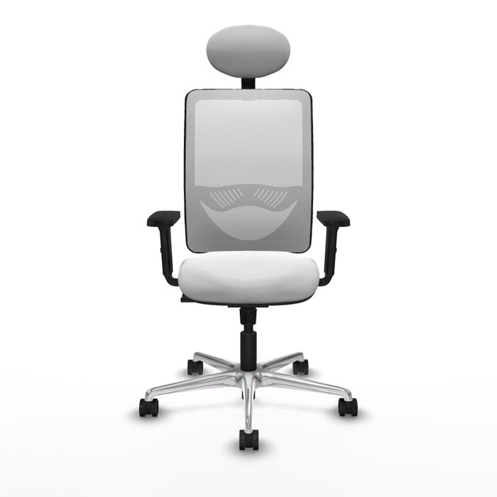 PIQUERAS Y CRESPO Silla de oficina Zulema con mecanismo Sincro y Cabecero Fijo, Blanco PIQUERAS Y CRESPO Silla de oficina Zulema con mecanismo Sincro y Cabecero Fijo, Blanco