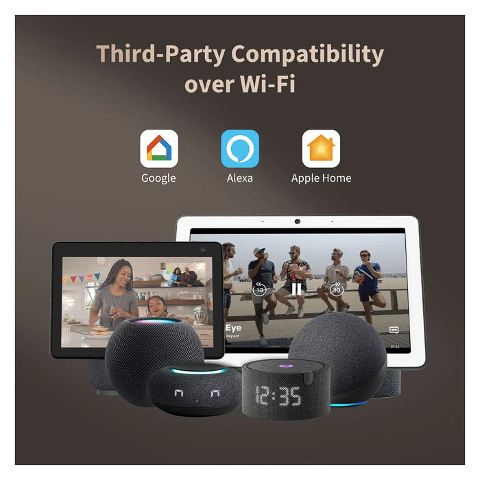 Aqara Touchscreen Dial V1 DS-K01D, Botón Inteligente con Pantalla Táctil, Control para Alexa/Siri/Google Home, Blanco, Wi-Fi/Bluetooth, Conexión por Cable