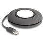 DeLOCK 83019 Cable de Carga Enrollable USB Type-C para Apple Watch, 1 m, Magnético, Gris, Compatible con Series 9/Ultra 2/8/SE y más
