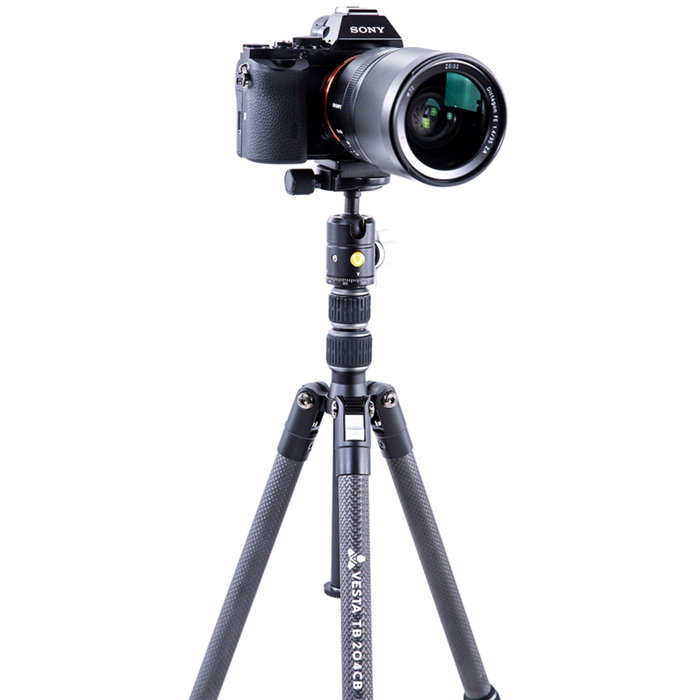 Vanguard VESTA TB 204CB Trípode de Viaje en Fibra de Carbono con Cabezal T-46 Vanguard VESTA TB 204CB Trípode de Viaje en Fibra de Carbono con Cabezal T-46