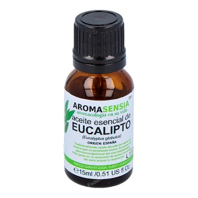 AROMASENSIA Aceite Esencial de Eucalipto 15ml - Antiséptico para Vías Respiratorias y Deportistas AROMASENSIA Aceite Esencial de Eucalipto 15ml - Antiséptico para Vías Respiratorias y Deportistas