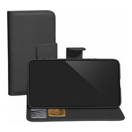 PEDEA Book Cover Classic para Samsung Galaxy A15 5G - Funda Libro con Texto en Francés, Negro