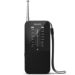 PHILIPS Radio AM/FM portátil con altavoz integrado