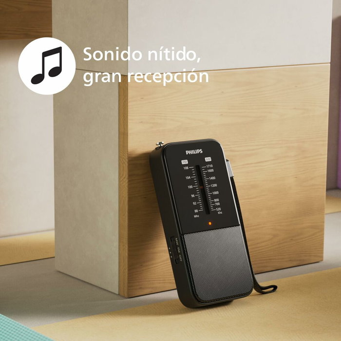 Philips Radio Portátil TAR1509/00 Negra