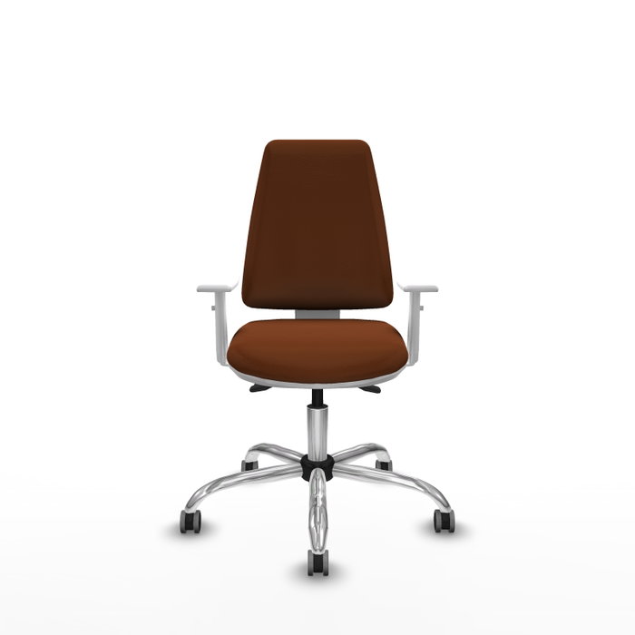 PIQUERAS Y CRESPO Silla de oficina Elche con mecanismo Asincro, Marrón PIQUERAS Y CRESPO Silla de oficina Elche con mecanismo Asincro, Marrón