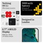 Nothing Phone (3a) Pro 256GB Negro, 12GB RAM, 6.77 AMOLED