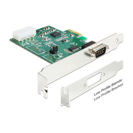 DeLOCK 89333 Tarjeta PCI Express x1 a 1 Puerto Serie RS-232 de Alta Velocidad 921 Kbps Interna con Alimentación