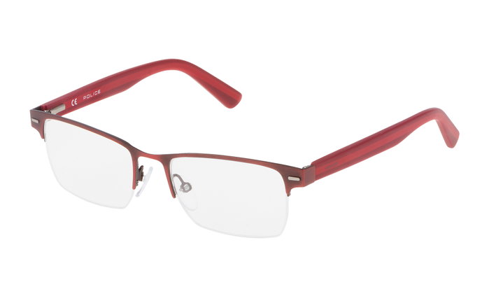 Police VPL194-4908G1 Gafas de Vista Infantil Rojo Police VPL194-4908G1 Gafas de Vista Infantil Rojo