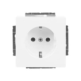 BUSCH-JAEGER Steckdosen-Einsatz, Reference BJ 20 EUC-84, carat, linear future, solo axcent, studioweiss, color blanco