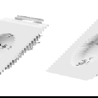 BUSCH-JAEGER Steckdosen-Einsatz, Reference BJ 20 EUC-84, carat, linear future, solo axcent, studioweiss, color blanco BUSCH-JAEGER Steckdosen-Einsatz, Reference BJ 20 EUC-84, carat, linear future, solo axcent, studioweiss, color blanco