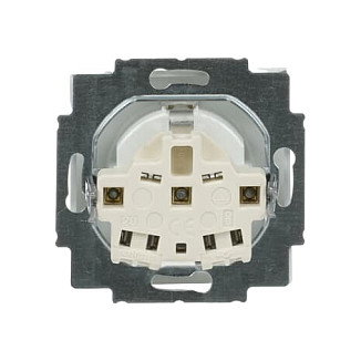 BUSCH-JAEGER BJ 20 EUC-84 Steckdosen-Einsatz carat linear future solo axcent studioweiß BUSCH-JAEGER BJ 20 EUC-84 Steckdosen-Einsatz carat linear future solo axcent studioweiß