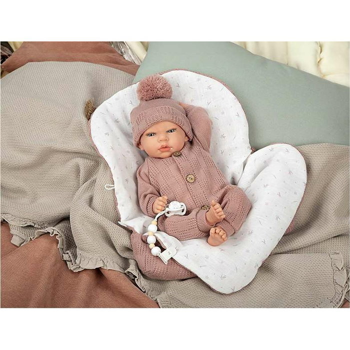 Muñecas Arias Muñeca Reborn Elba con Saco de Dormir de 40 cm Muñecas Arias Muñeca Reborn Elba con Saco de Dormir de 40 cm