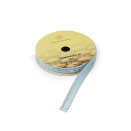 Cinta De Regalo De Yute De 10 Mm Rollo De 3 M Azul
