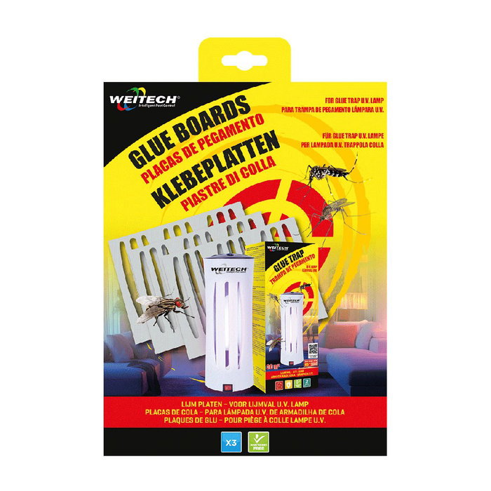 Weitech Recambio Placa Adhesiva para Ref. 06685 - Pack de 3 Unidades