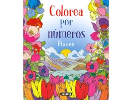 Susaeta Cuaderno de colorear flores por números 64 páginas