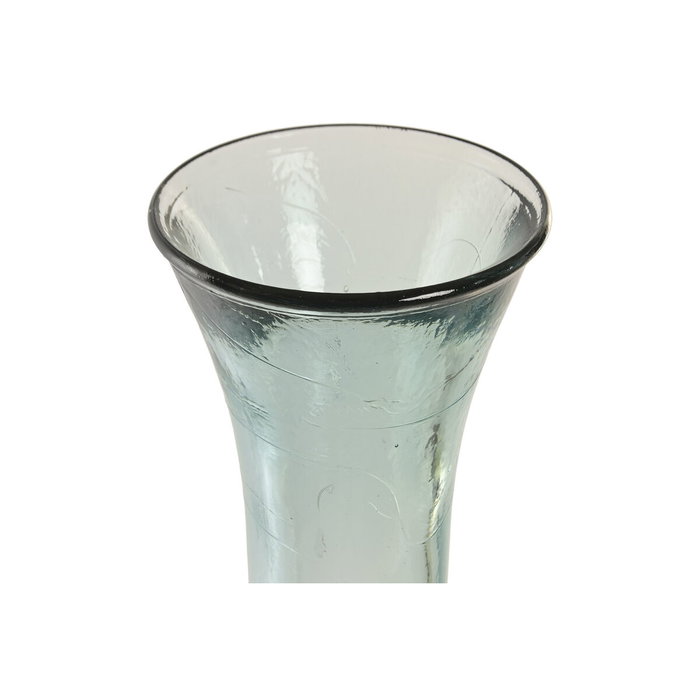 DKD Home Decor Jarrón de Cristal Reciclado Artesanal Transparente 30x30x100 cm DKD Home Decor Jarrón de Cristal Reciclado Artesanal Transparente 30x30x100 cm