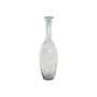 DKD Home Decor Jarrón de Cristal Reciclado Artesanal Transparente 30x30x100 cm
