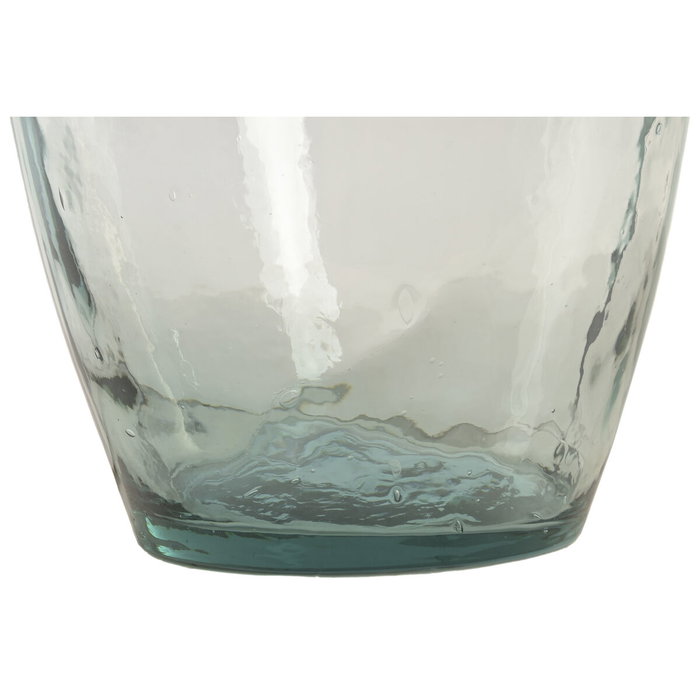 DKD Home Decor Jarrón de Cristal Reciclado Artesanal Transparente 30x30x100 cm DKD Home Decor Jarrón de Cristal Reciclado Artesanal Transparente 30x30x100 cm