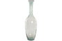 DKD Home Decor Jarrón de Cristal Reciclado Artesanal Transparente 30x30x100 cm