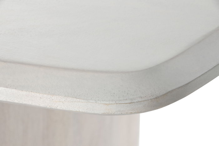 DKD Home Decor Mesa de Comedor Mango Blanco 218x100x76 DKD Home Decor Mesa de Comedor Mango Blanco 218x100x76