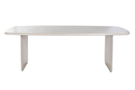 DKD Home Decor Mesa de Comedor Mango Blanco 218x100x76