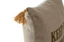 DKD Home Decor Cojín de Algodón Impreso Marrón 45x8x45 cm