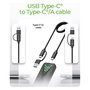 ICY BOX Spade Case 1805 Caja Externa SSD M.2 NVMe USB 3.2 Gen 2 Tipo-C 10 Gbps Hasta 2 TB Negro