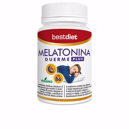 Best Diet Melatonina Duerme Plus 60 Cápsulas - Complemento Alimenticio para el Sueño con Vitamina B6