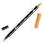 Tombow ABT-946 Rotulador de Punta Doble Pincel y Fina Color Oro Ocre