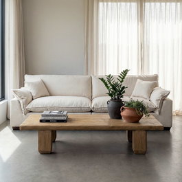 Mesa Centro Madera de Pino Salón 178 X 69 X 35 cm