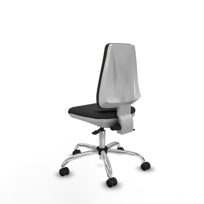 PIQUERAS Y CRESPO Silla de oficina Elche con mecanismo Asincro, sin brazos y color Negro