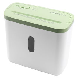 GENIE 440 X GR Destructora de documentos, corte cruzado 4x38 mm (P-4), 8 L, 4 hojas A4, 1800 mm/min, botones, color blanco y verde