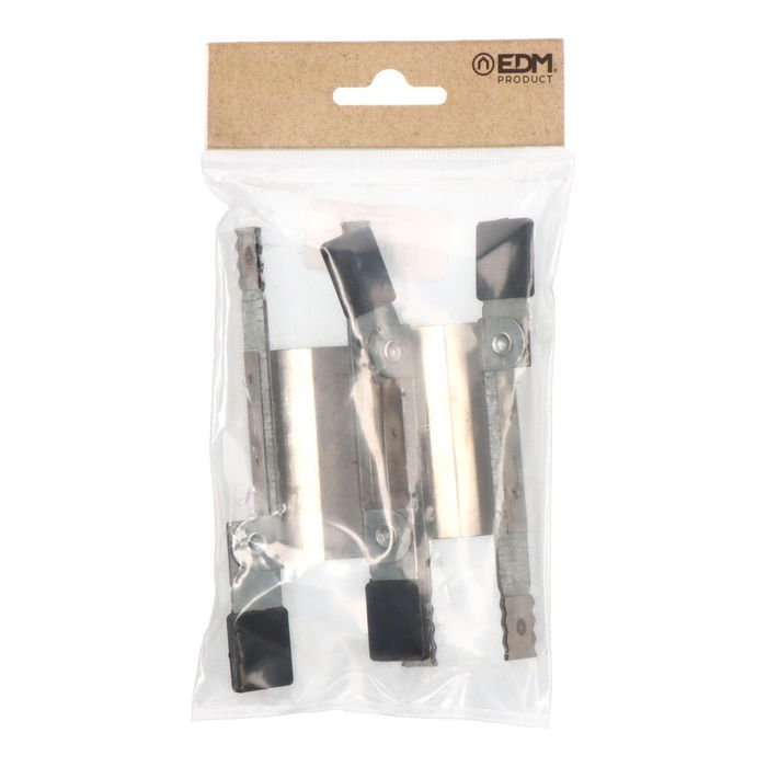 Edm Seguros Cuña Dentada para Persianas Inox 304, 2 Unidades