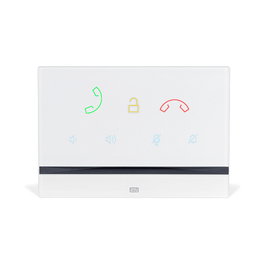 2N Indoor Talk Innenstation Estación Interna Alámbrica Blanco, Teclado con Luz, 185 x 128 x 48.2 mm, 7 Botones, Vidrio Templado, Instalación Simplificada