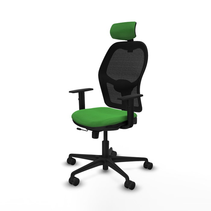 PIQUERAS Y CRESPO Silla de oficina Jorquera Verde con mecanismo Sincro/Traslack PIQUERAS Y CRESPO Silla de oficina Jorquera Verde con mecanismo Sincro/Traslack