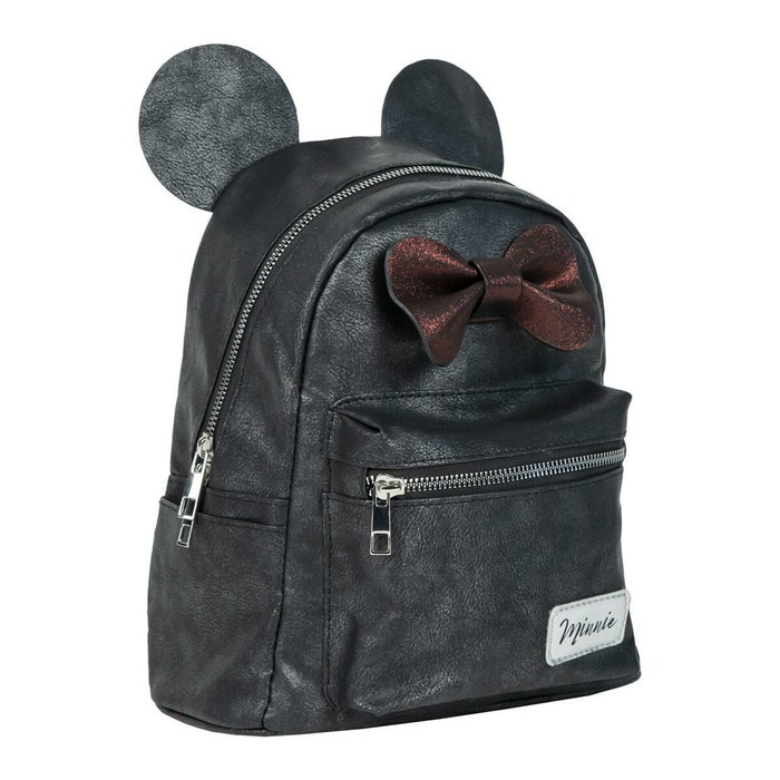 Cerdá Mochila Casual Minnie Disney en Polipiel Negra Cerdá Mochila Casual Minnie Disney en Polipiel Negra