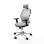 PIQUERAS Y CRESPO Silla de oficina Jorquera Blanca con Mecanismo Sincro/Traslack